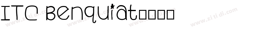 ITC Benquiat字体转换